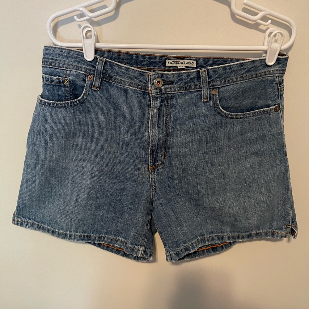 Polo Ralph Lauren Sz 10 90s Denim Saturday Jean Shorts